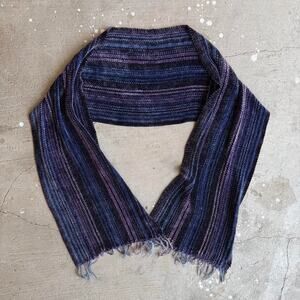 Trillium handwoven purple scarf‎ with